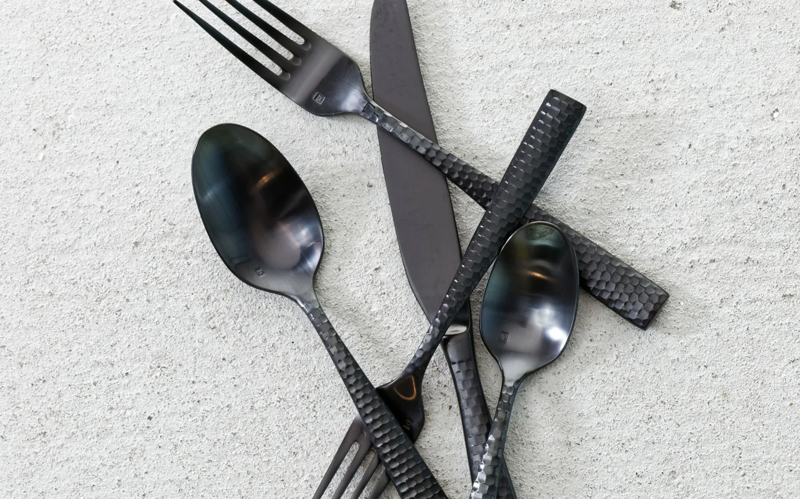 grey cutlery